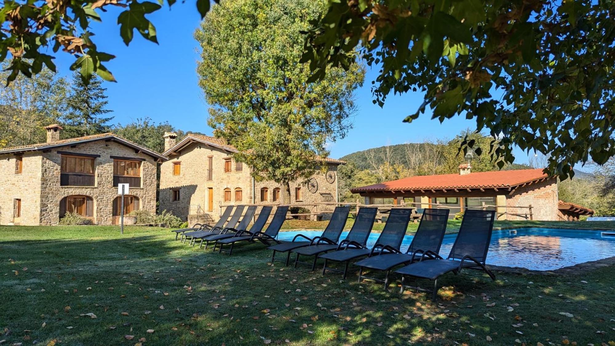 Ferienwohnung Mas El Carrer Santa Pau Exterior foto