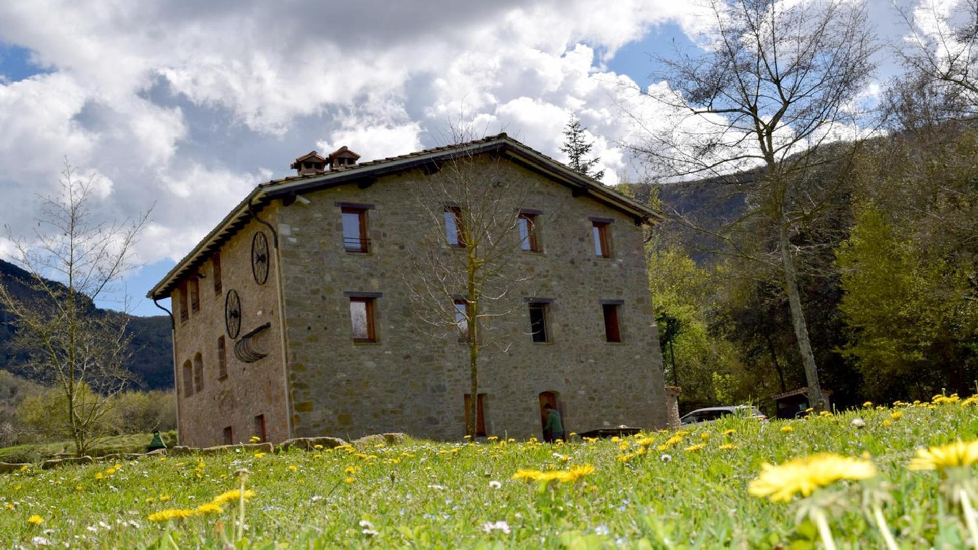 Ferienwohnung Mas El Carrer Santa Pau Exterior foto
