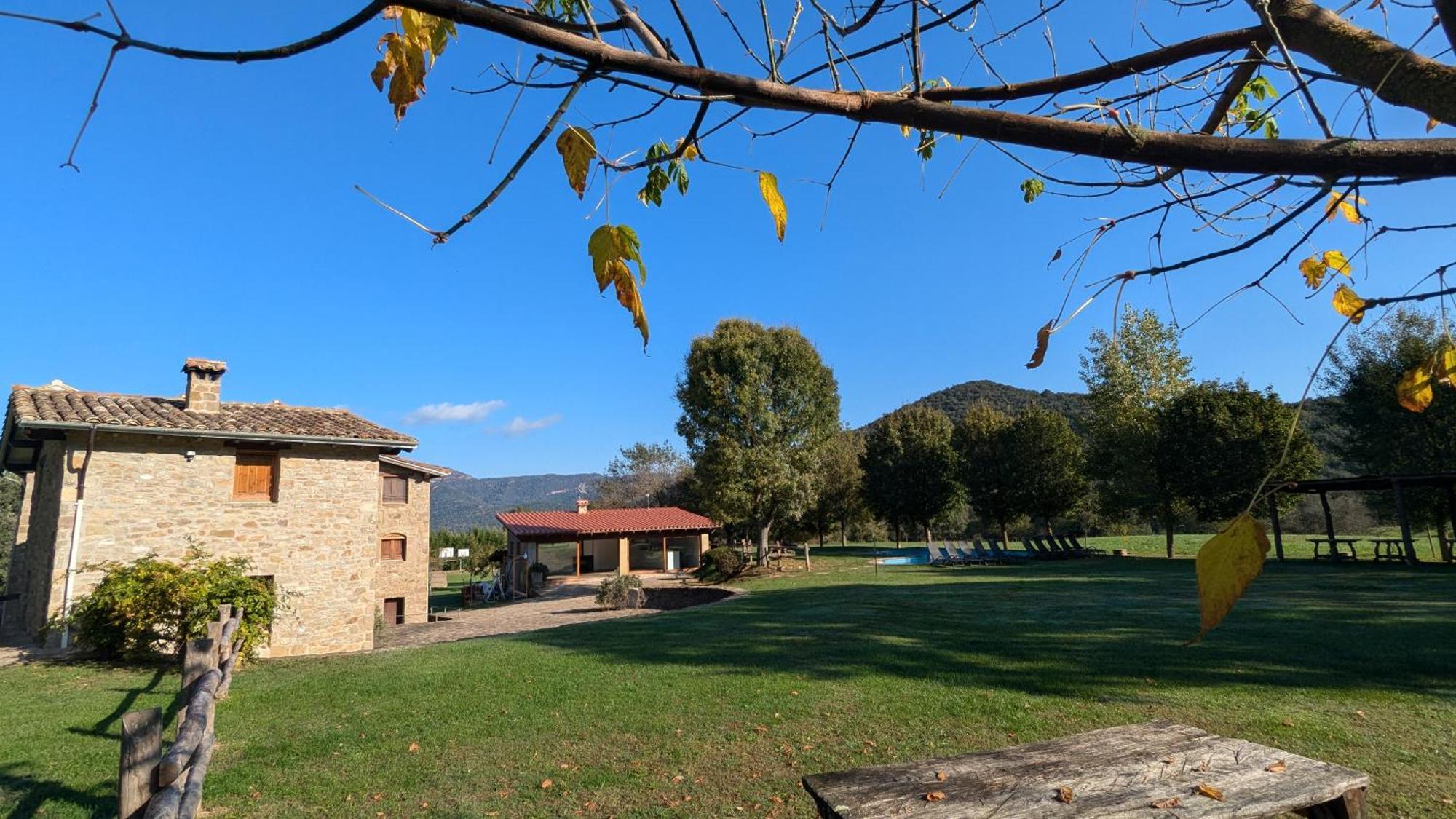 Ferienwohnung Mas El Carrer Santa Pau Exterior foto