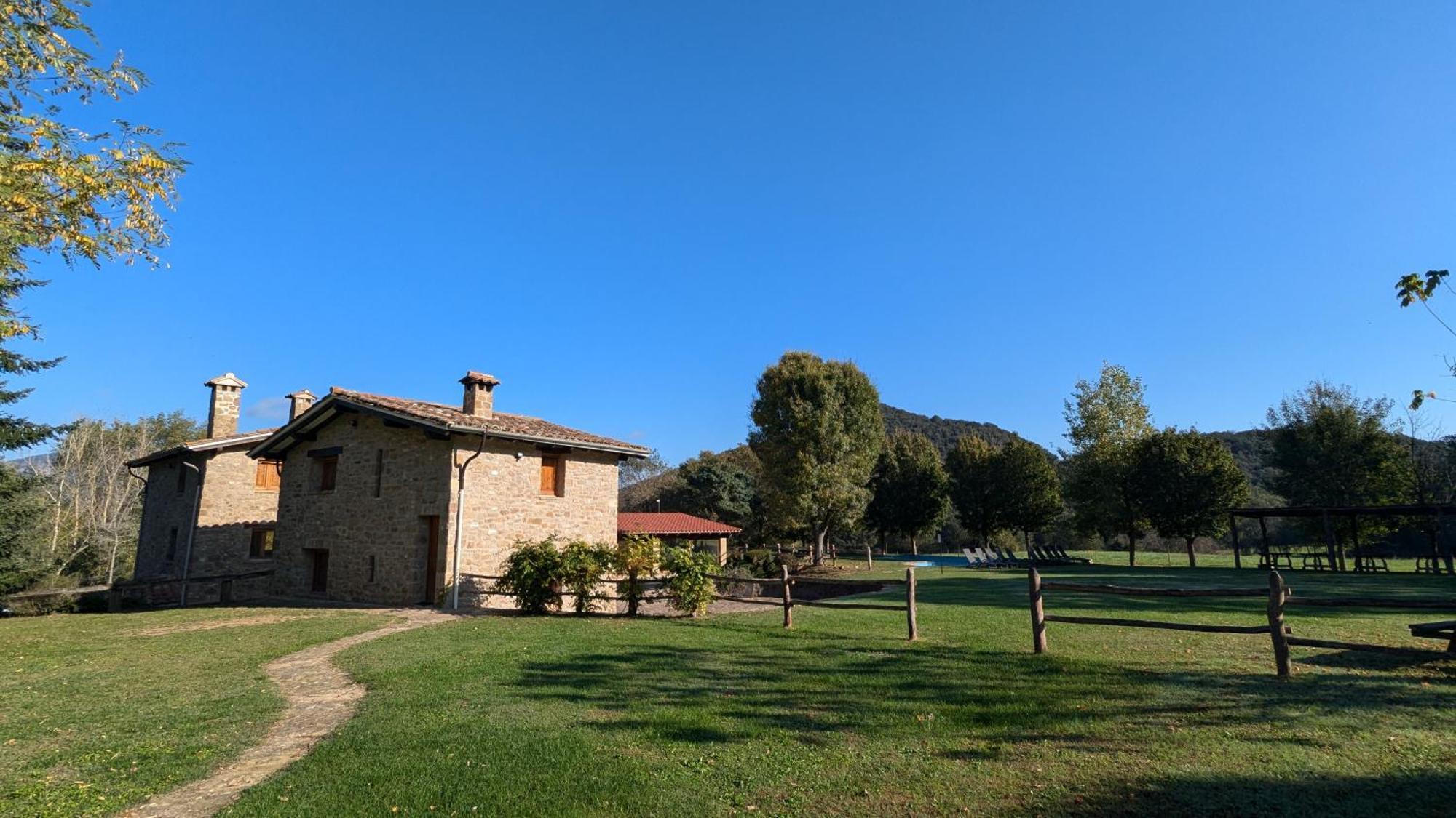 Ferienwohnung Mas El Carrer Santa Pau Exterior foto